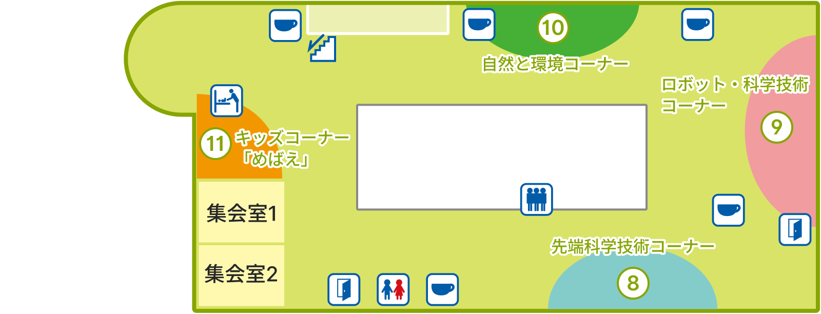 3Fのフロア図